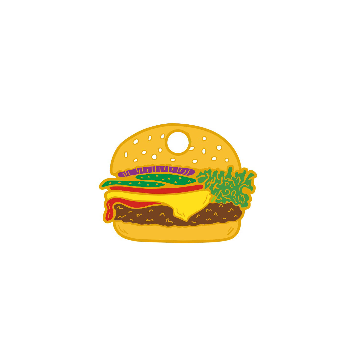 Drippy burger